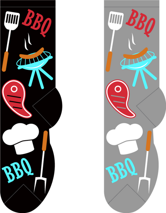 Foozys Men's Socks - BBQ