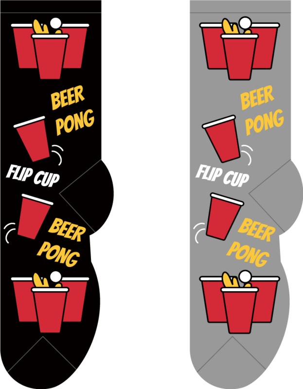 Foozys Men's Socks - Beer Pong
