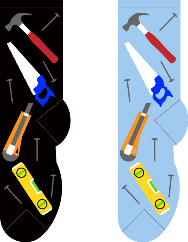 Foozys Men's Socks - Tools