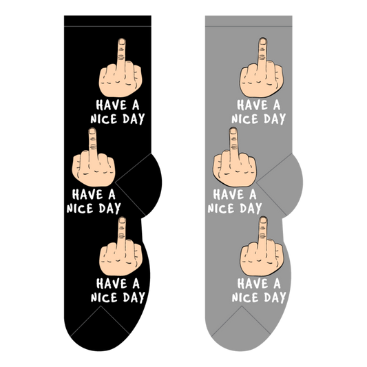 Foozys Men's Socks - Have A Nice Day