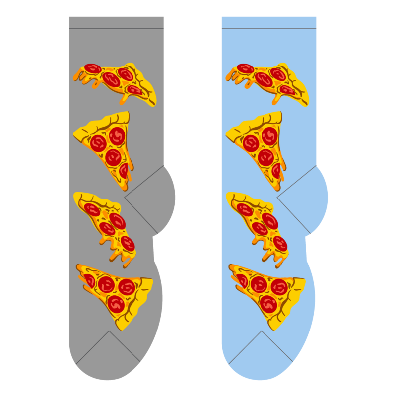 Foozys Men's Socks - Pizza Slice