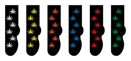 Foozys Men's Socks - Cannabis