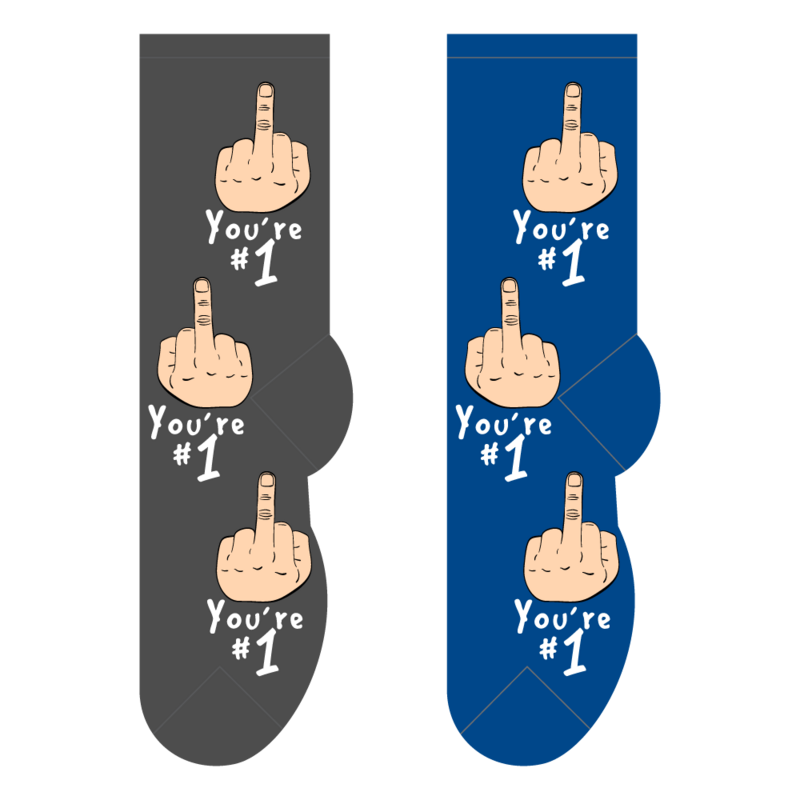 Foozys Men's Socks - You're #1