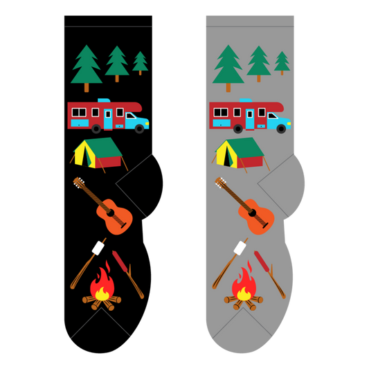 Foozys Men's Socks - Camping