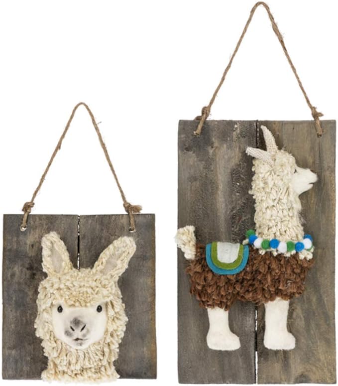 LLama Wall Decor - set of 2