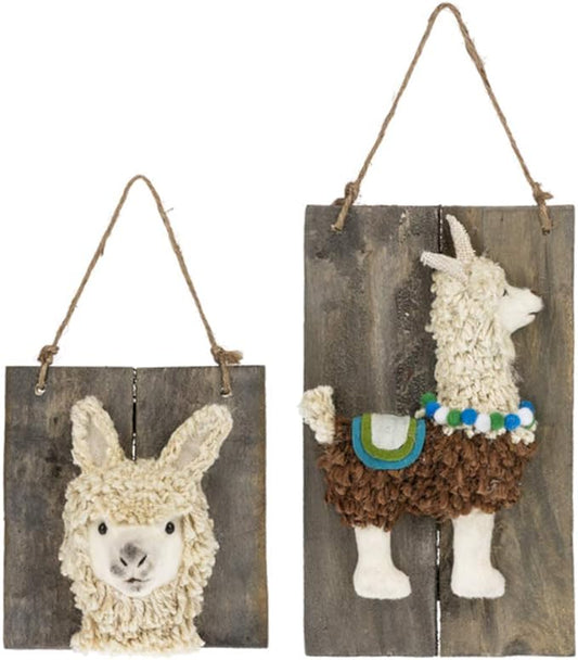 LLama Wall Decor - set of 2