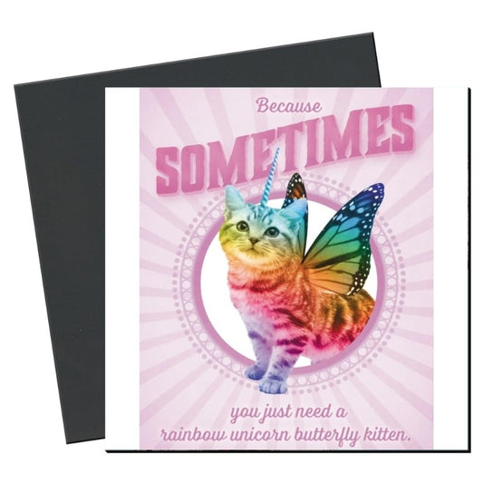 TF Eco Magnet - Rainbow Unicorn Kitten