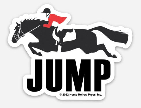 HHP Die Cut Magnet - Jump/Red Coat
