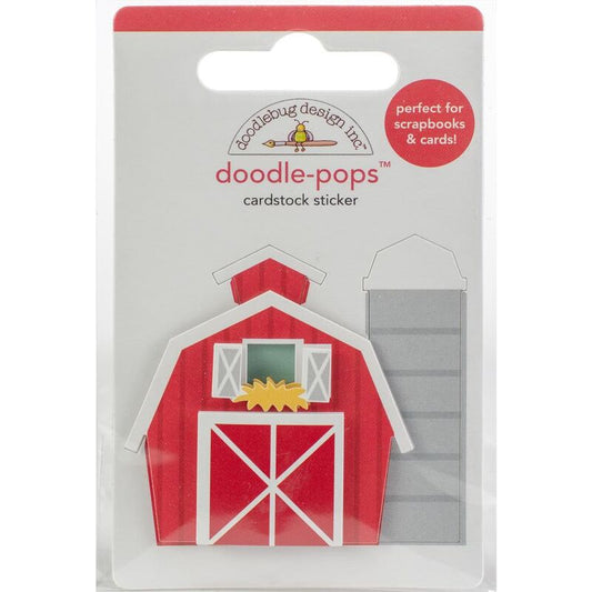 Red Barn 3D Stickers