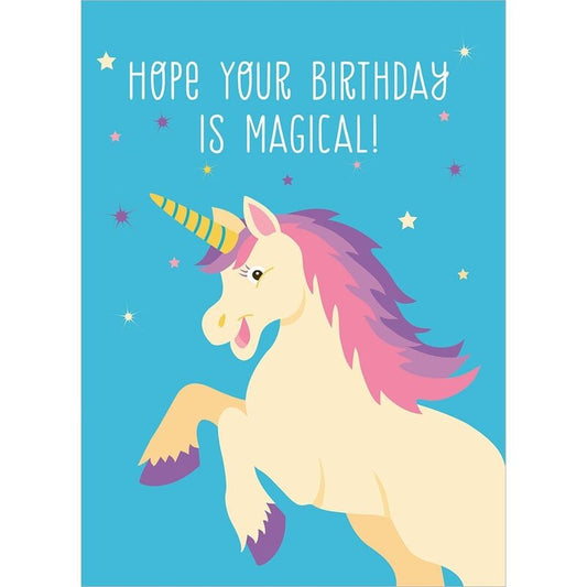 TF Birthday Card - Magical Unicorn