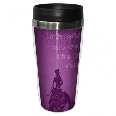 TF Travel Mug - Cowgirl Attitude