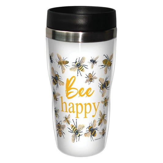 TF Travel Mug - Bee Happy