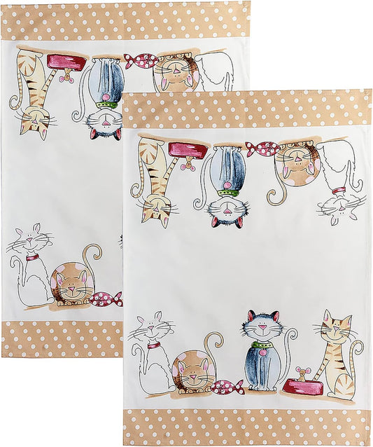 Spotted Dog Tea Towel - All Dogs Set of 2