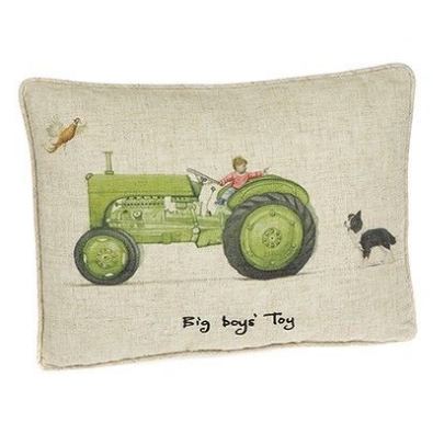 Linen Cushion - Big Boys' Toy