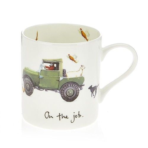 On The Job Fine Bone China Mug