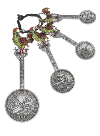 Rooster Measuring Spoons - Set of 4
