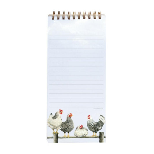 Black & White Chickens | Magnetic Notebook