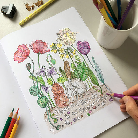 Veronica’s Garden Colouring Book