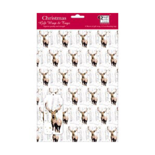 Snowflake & Stag | Gift Wrap & Tags