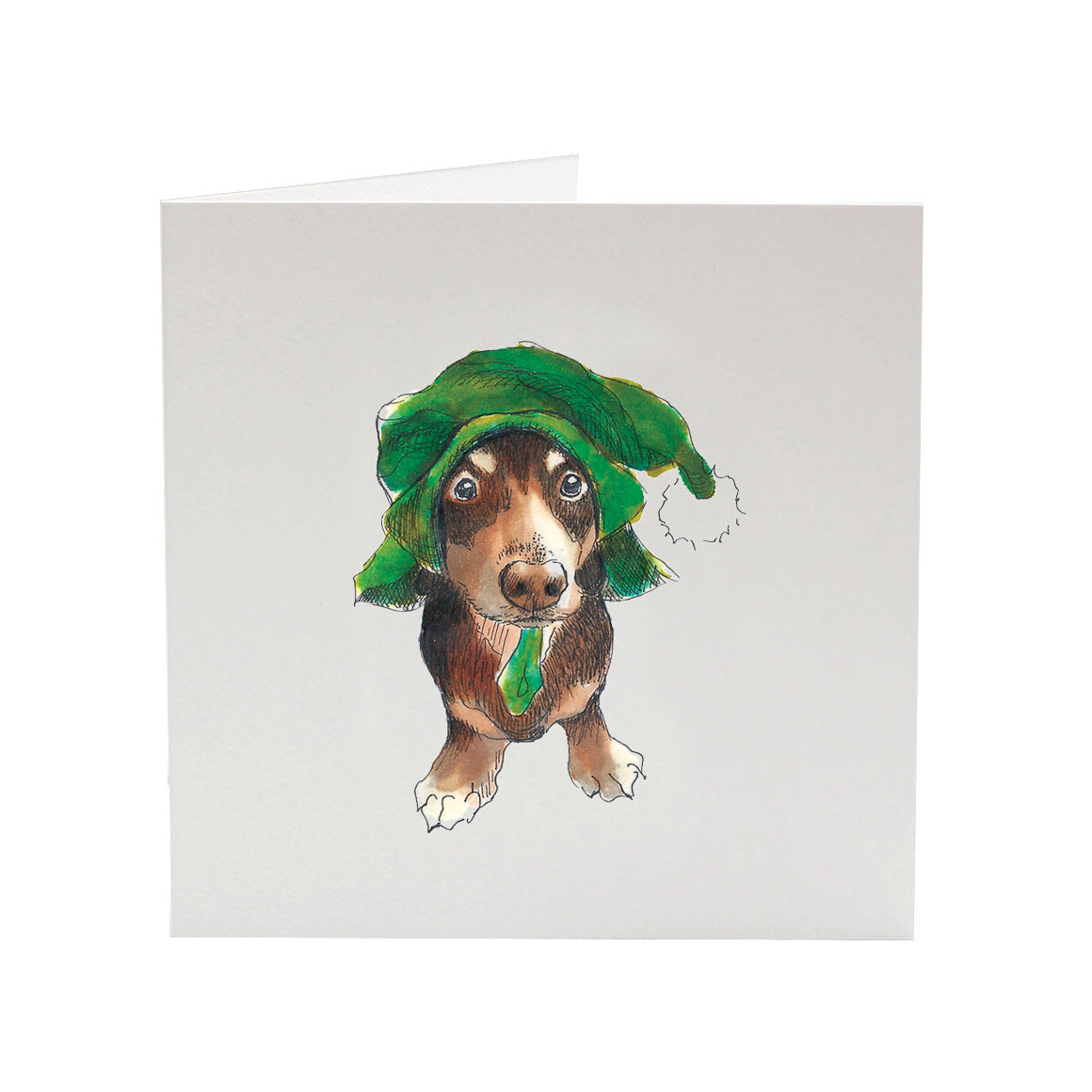 Santa’s Little Helper | Christmas Greeting Card