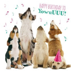 Howling Pups | Birthday Card