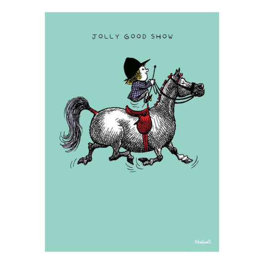 Jolly Good Show | Thelwell Greeting Card
