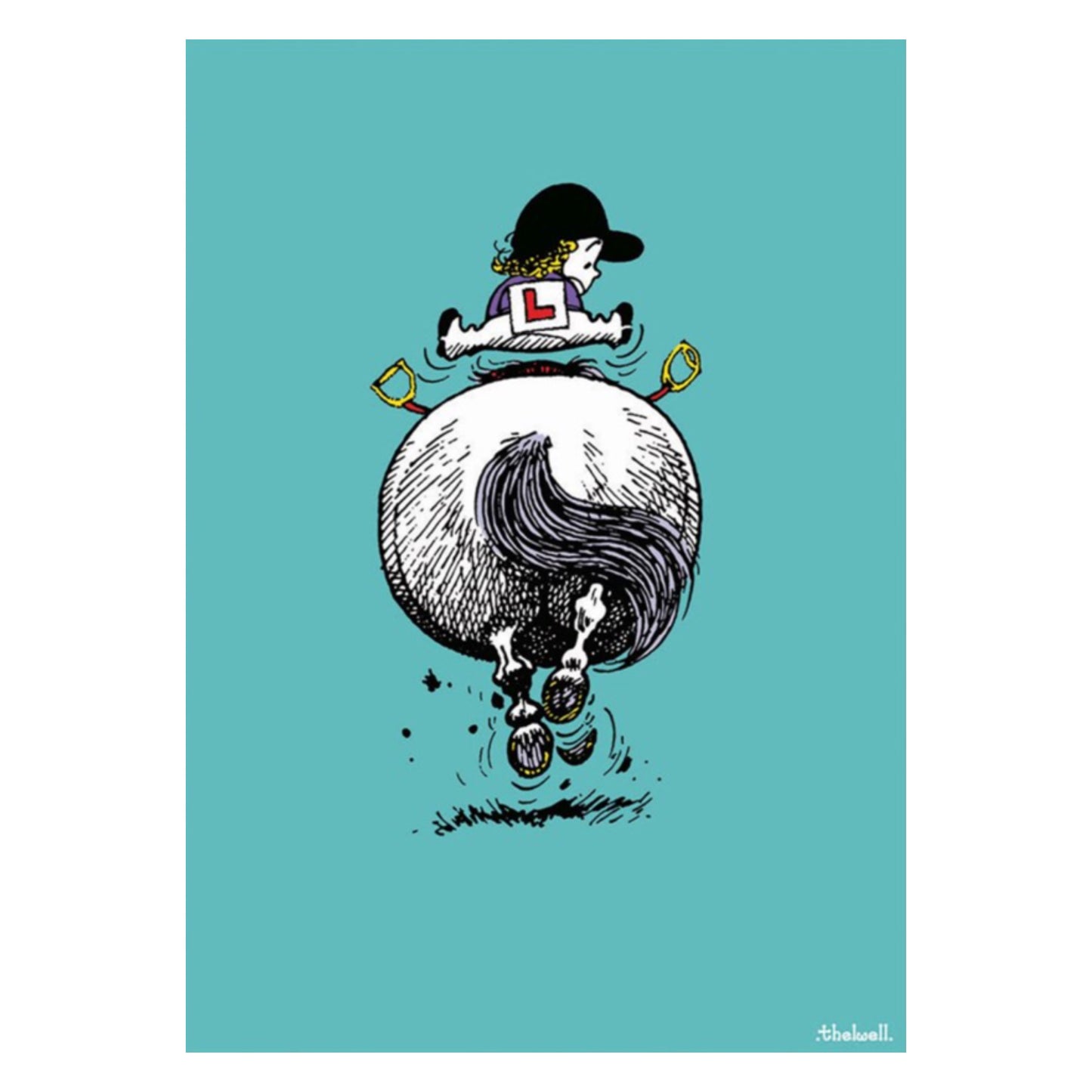 The Learner | Thelwell Greeting Card