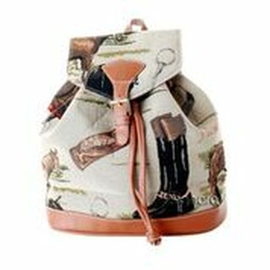 Horses Pullstring Backpack