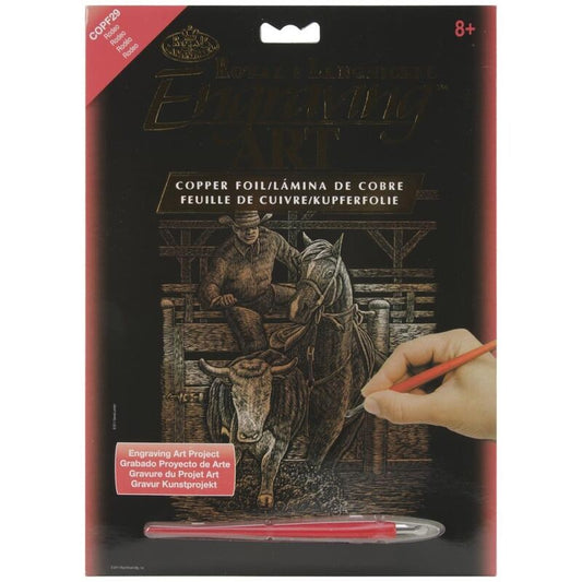 Copper Foil Engraving Kit 8" x 10" - Rodeo