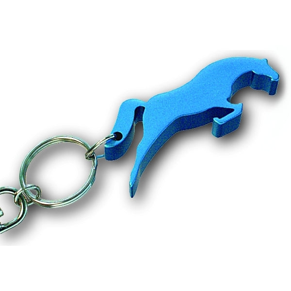 Jumping Horse Bottle Opener - Blue