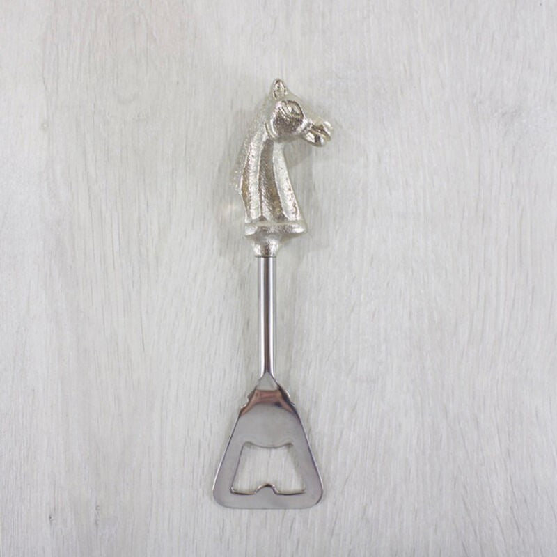 Silver Horse Bottle Opener