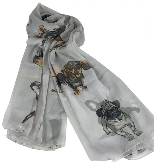 Gray's Dog Scarf - Grey