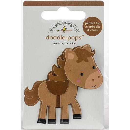 Giddy Up 3D Sticker