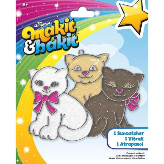 Makit & Bakit Suncatcher Kit - Kittens