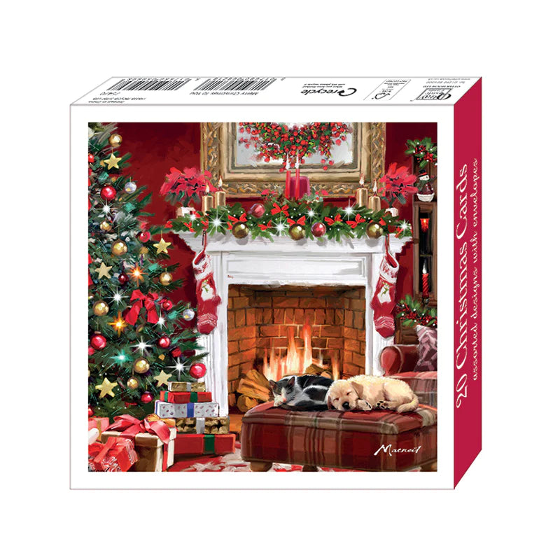 Cozy Christmas - Box of 20 assorted Christmas Cards