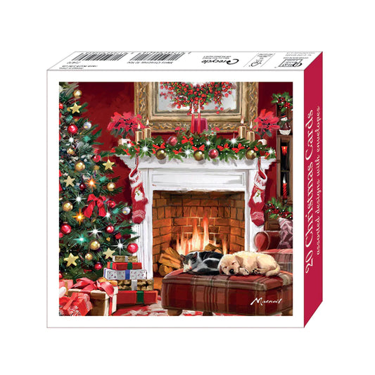 Cozy Christmas - Box of 20 assorted Christmas Cards