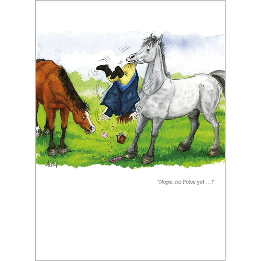 No Polos Yet Greeting Card