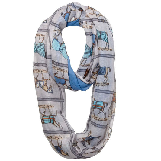 "Lila" Infinity Scarf - Equestrian Blanketed