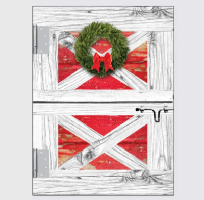 HHP Boxed XMAS Cards - Barn Door