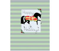 HHP Boxed XMAS Cards - Lt. Green Stylized Horse