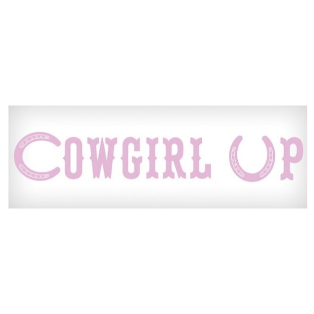 Cowgirl Up Sticker