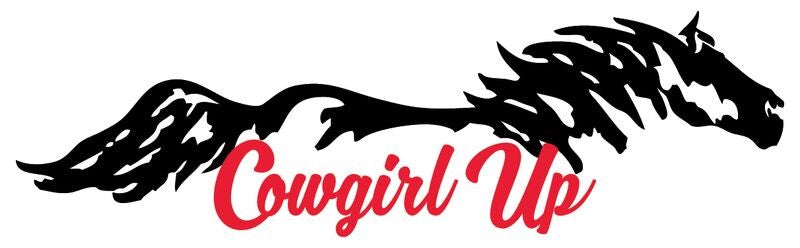 Cowgirl Up Horse Sticker