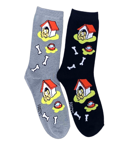 Foozys Crew Socks - Dog House