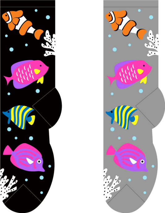 Foozys Crew Socks - Fish