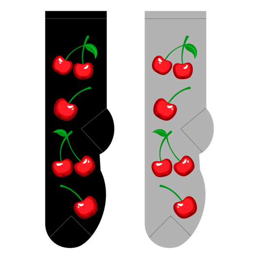 Foozys Crew Socks - Cherries