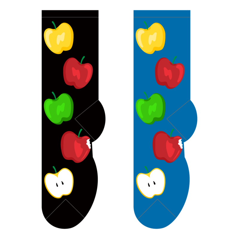 Foozys Crew Socks - Apples