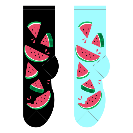 Foozys Crew Socks - Watermelon