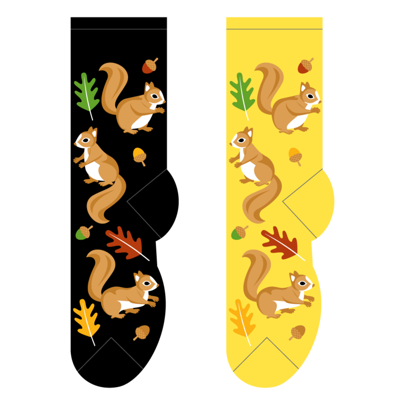 Foozys Crew Socks - Squirrel