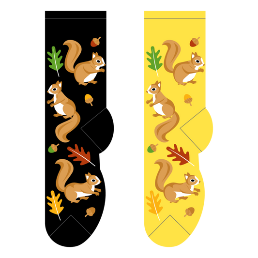 Foozys Crew Socks - Squirrel