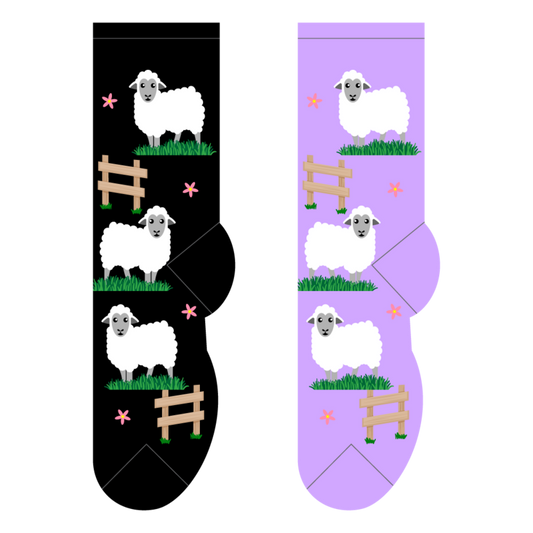 Foozys Crew Socks - Sheep